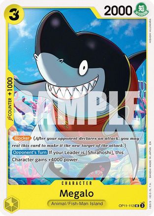 Megalo (OP11-112) - A Fist of Divine Speed -  Uncommon