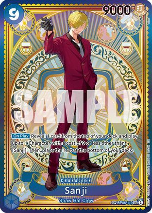 Sanji (SP) (OP06-119) - A Fist of Divine Speed -  Secret Rare