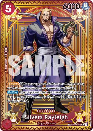 Silvers Rayleigh (SP) (OP09-005) - A Fist of Divine Speed -  Rare