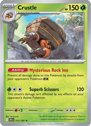 Crabaraque - 012/182 - Rare - Holofoil