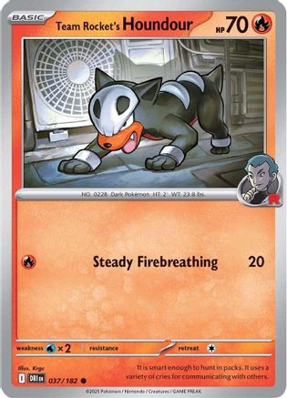 Team Rocket's Houndour - 037 - Common - Normal