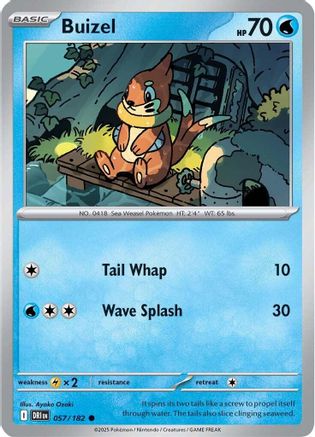Buizel - 057 - Common - Reverse Holofoil