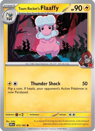 Flaaffy du Team Rocket - 073 - Commune - Brillante inversée