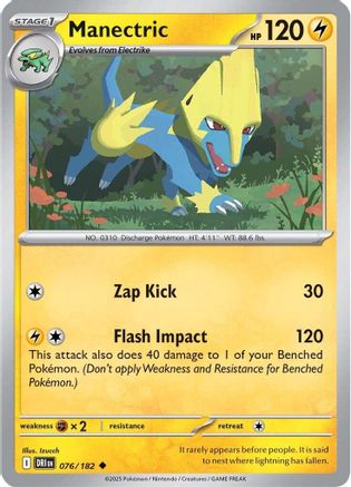 Manectric - 076 - Uncommon - Reverse Holofoil