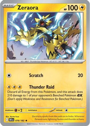 Zeraora - 078 - Rare - Holofoil