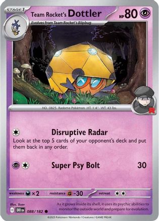 Dottler du Groupe Rocket - 088 - Commune - Normale