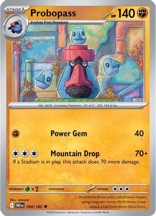 Probopass - 098 - Uncommon - Reverse Holofoil