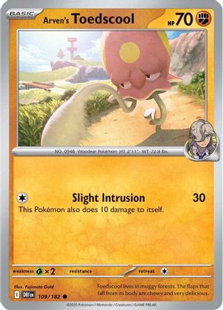 Arven's Toedscool - 109 - Common - Normal