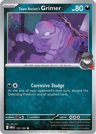 Smogo du Team Rocket - 123 - Commune - Reverse Holofoil