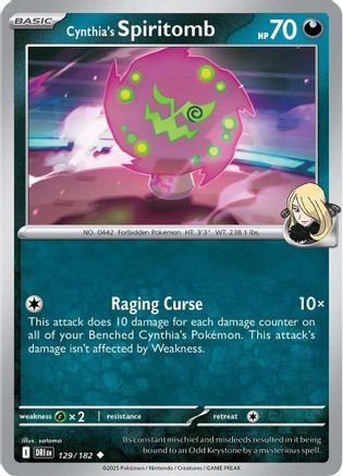 Spiritomb de Cynthia - 129 - Peu Commune - Normale