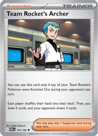 Team Rocket's Archer - 170/182  - Uncommon - Normal