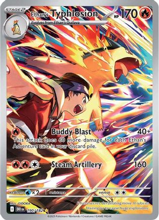Ethan's Typhlosion - 190/182  - Illustration Rare - Holofoil