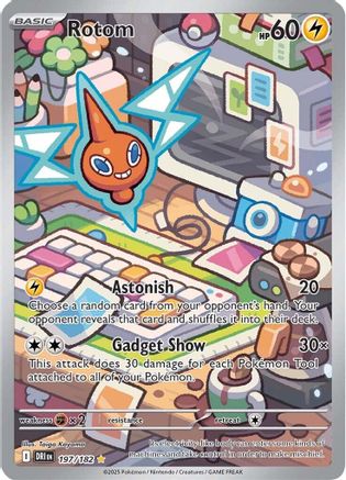 Rotom - 197/182  - Illustration Rare - Holofoil