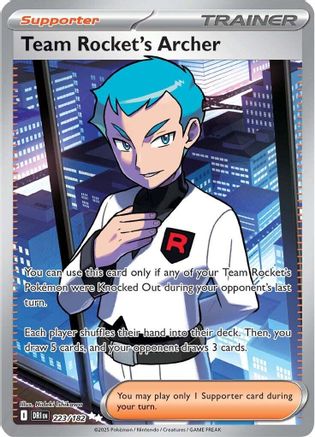 Team Rocket's Archer - 223/182  - Ultra Rare - Holofoil