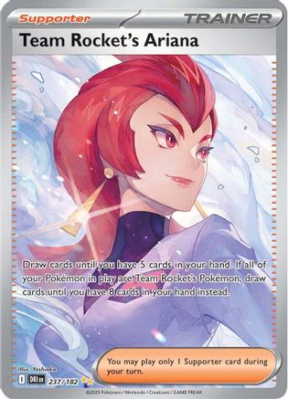 Team Rocket's Ariana - 237/182  - Special Illustration Rare - Holofoil