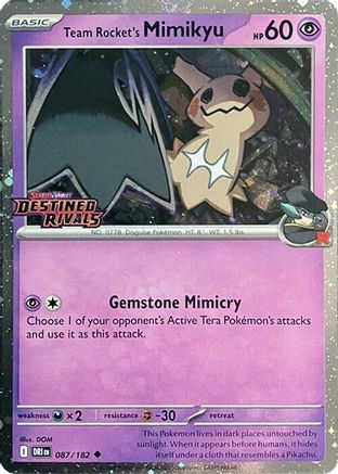 Team Rocket's Mimikyu (Prerelease) - 087 - Uncommon - Holofoil