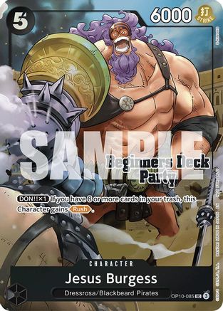 Jesus Burgess (Deck des Débutants Party [ST-23] - [ST-28] Pack Gagnant) (OP10-085) - Peu Commune