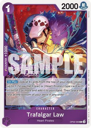 Trafalgar Law (Deck de Débutant Party [ST-23] - Pack de Participation [ST-28]) (OP09-069) - Rare