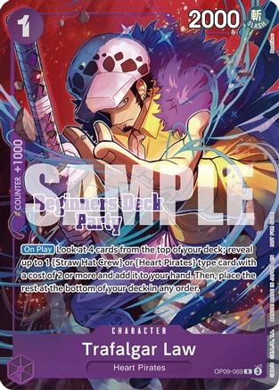 Trafalgar Law (Beginners Deck Party [ST-23] - [ST-28] Winner Pack) (OP09-069)  -  Rare