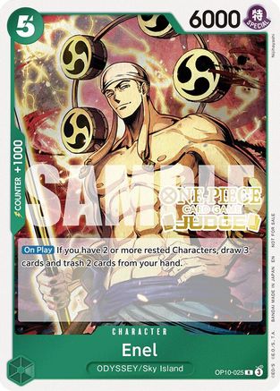 Enel (Pack Arbitre Vol. 6) (OP10-025) - Rare