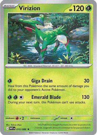Viridium - 010/086 - Rare - Holofoil
