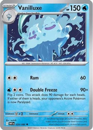Vanilluxe - 029/086 - Uncommon - Normal