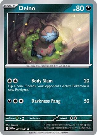 Deino - 065/086 - Commune - Inverse Holo