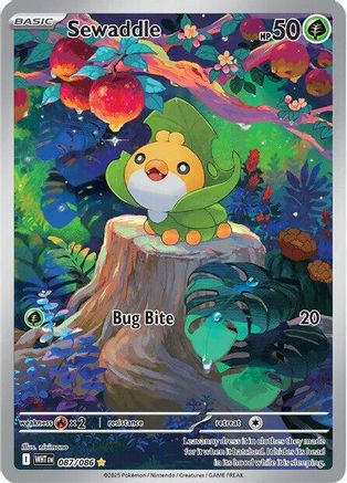 Sewaddle - 087/086  - Illustration Rare - Holofoil