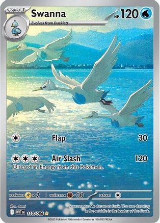 Swanna - 110/086  - Illustration Rare - Holofoil