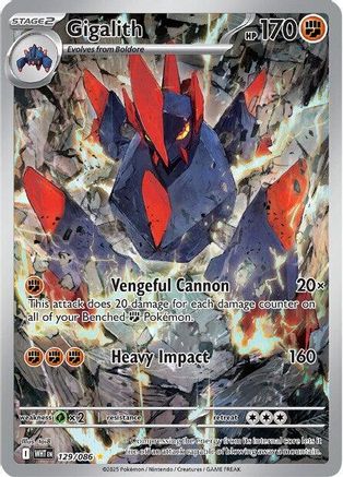 Gigalith - 129/086  - Illustration Rare - Holofoil
