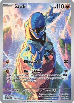 Sawk - 130/086  - Illustration Rare - Holofoil