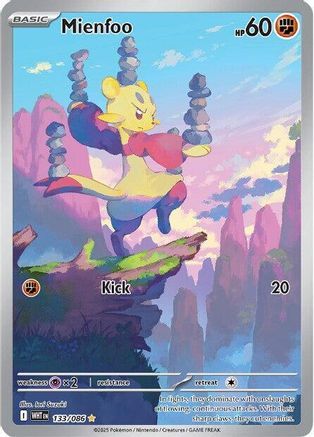 Mienfoo - 133/086  - Illustration Rare - Holofoil