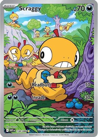 Scraggy - 138/086  - Illustration Rare - Holofoil