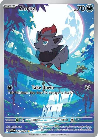 Zorua - 142/086  - Illustration Rare - Holofoil