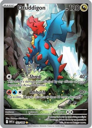 Druddigon - 151/086  - Illustration Rare - Holofoil
