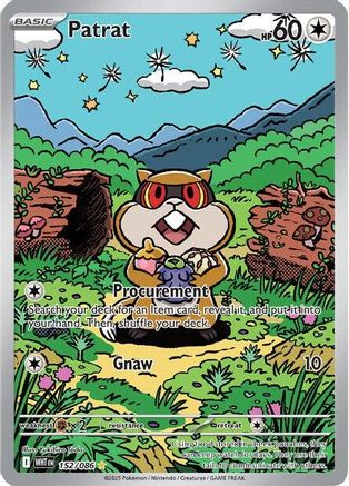 Patrat - 152/086 - Illustration rare - Holofoil