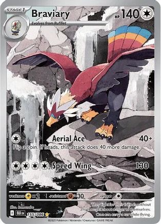 Braviary - 155/086  - Illustration Rare - Holofoil
