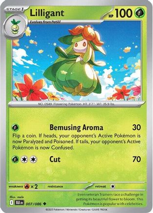 Lilligant - 007/086 - Uncommon - Normal