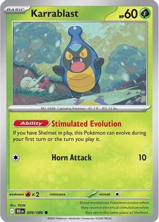 Karrablast - 009/086 - Common - Reverse Holofoil