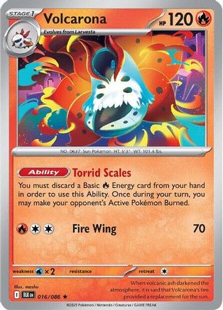 Volcarona - 016/086 - Rare - Holofoil