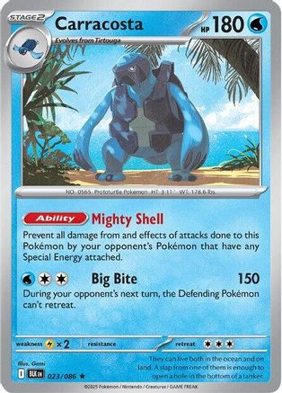 Carapagos - 023/086 - Rare - Holofoil inversé