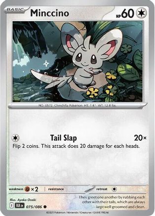 Minccino - 075/086 - Common - Reverse Holofoil