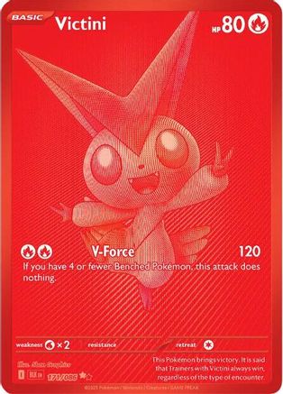 Victini - 171/086  - Black White Rare - Holofoil