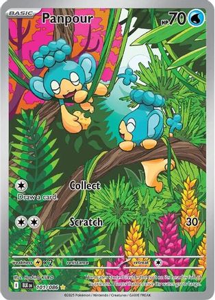 Panpour - 101/086  - Illustration Rare - Holofoil