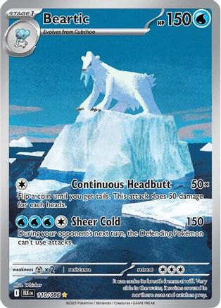 Beartic - 110/086  - Illustration Rare - Holofoil