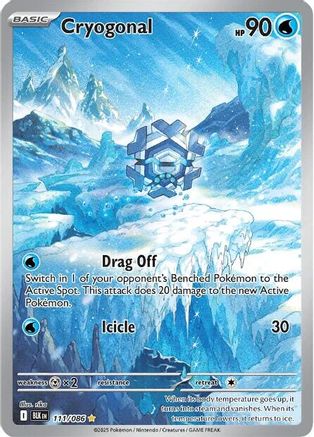 Cryogonal - 111/086  - Illustration Rare - Holofoil