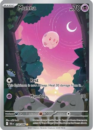 Munna - 116/086  - Illustration Rare - Holofoil