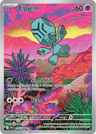 Elgyem - 120/086  - Illustration Rare - Holofoil