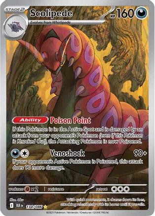 Scolipede - 134/086  - Illustration Rare - Holofoil