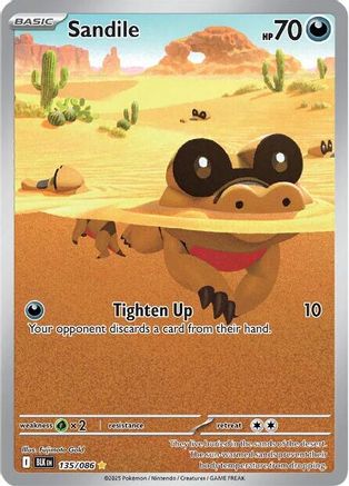 Sandile - 135/086  - Illustration Rare - Holofoil